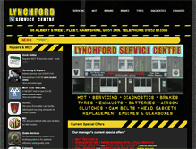 Tablet Screenshot of lynchfordservicecentre.com